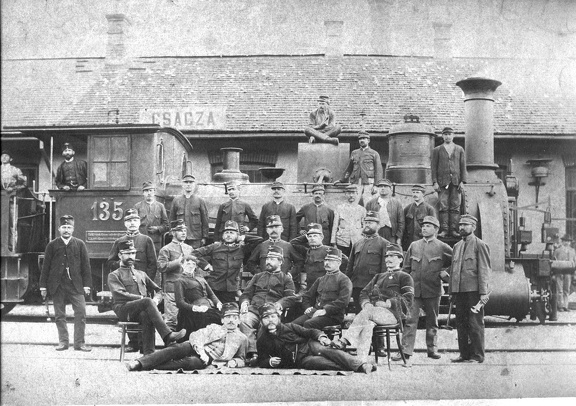 Stará Čadca - pred rokom 1918 - železničiari
