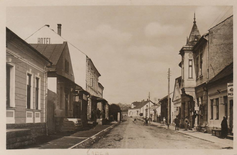 Stará Čadca - okolo roku 1920 až 1930 - Paláriková ulica