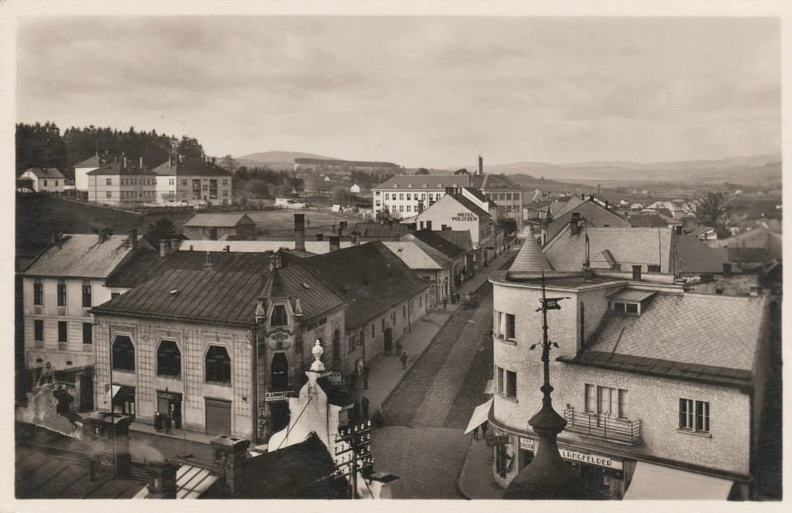 Stará Čadca - okolo roku 1936 - Paláriková ulica