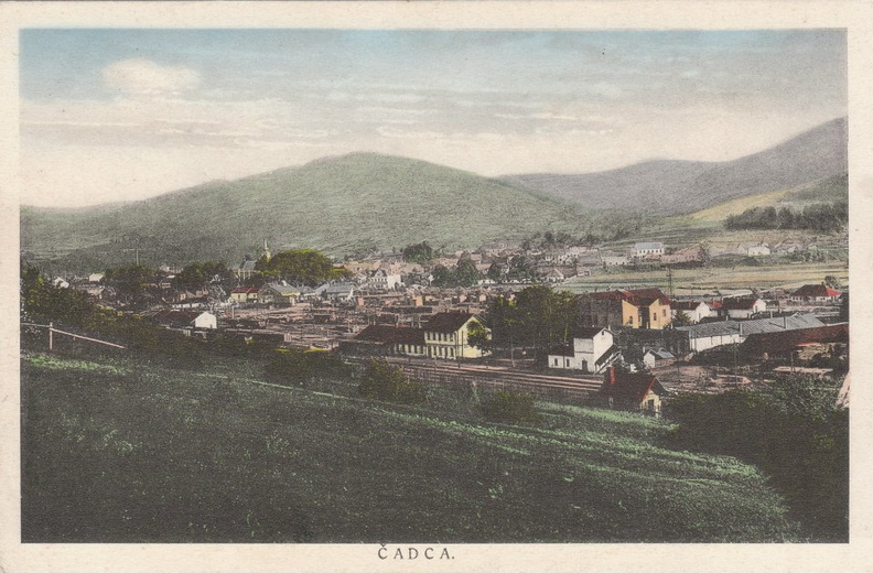 Stará Čadca - po roku 1918  -Železnica