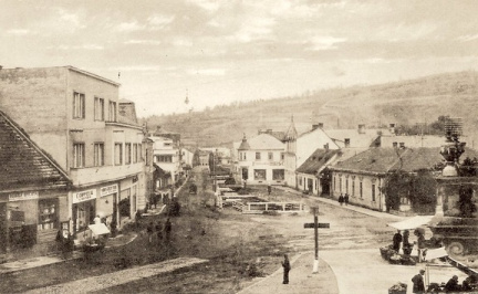 Štefánikovo námestie (pravdepodobne rok 1927)